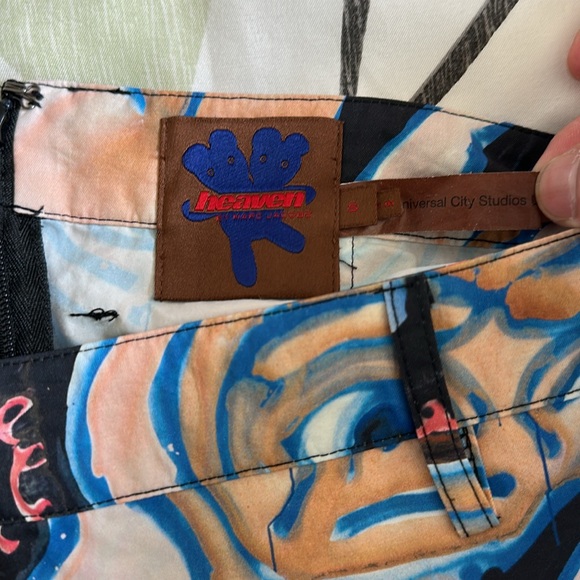 Heaven by Marc Jacobs E.T. Phone Home Abstract Print Skirt Size S - Picture 8 of 11